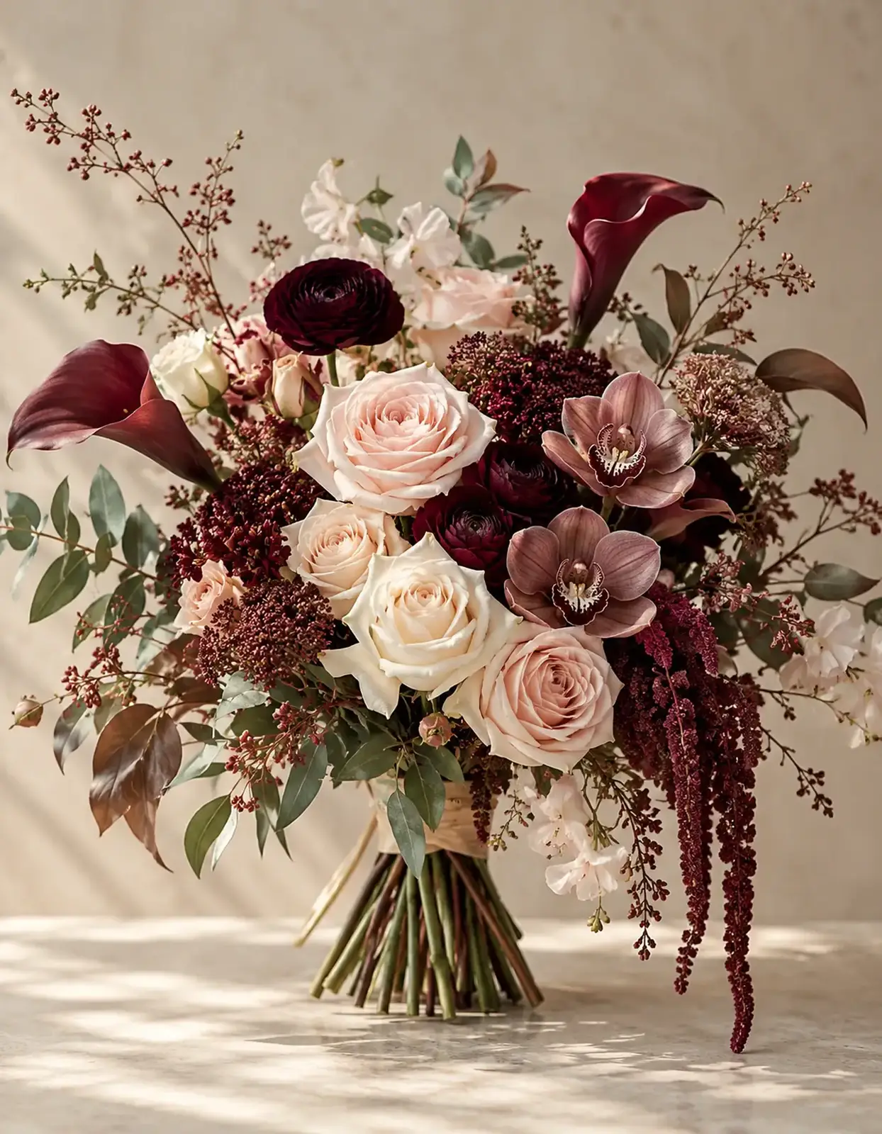 Buquê floral contemporâneo